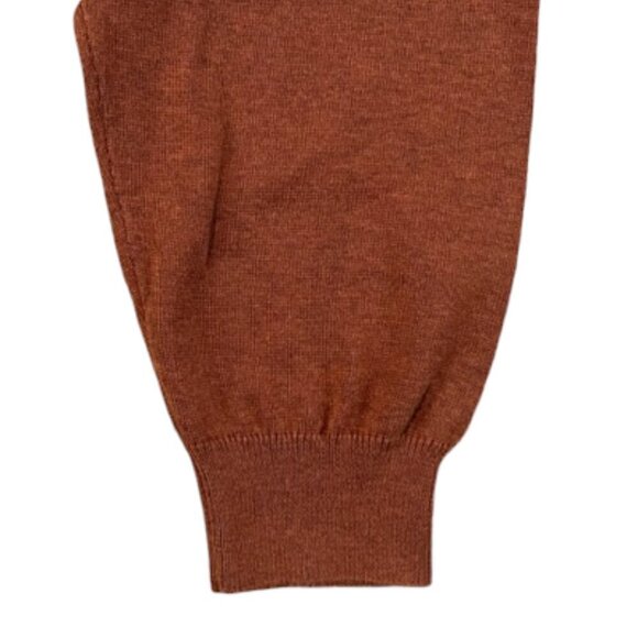 JOS A BANK Men's Signature Collection Pima Cotton Collared Polo Sweater Rust XXL - Picture 2 of 9